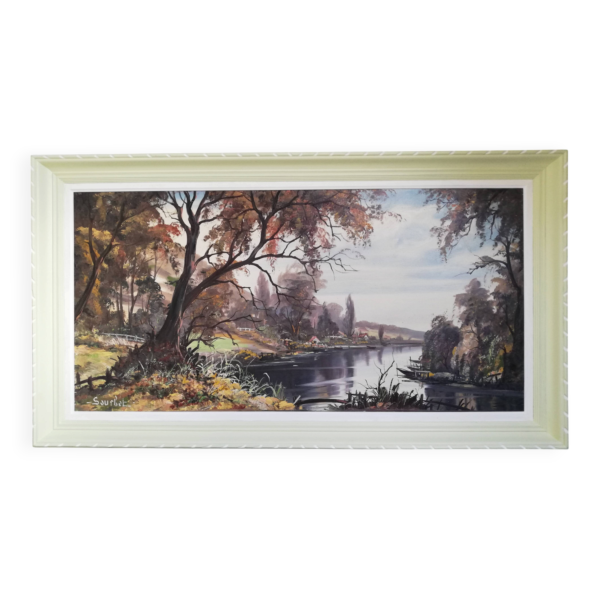 Signed painting "sourbet"