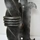 Pair of wall lamps torch glass flame and metal early XXth