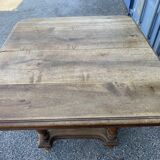 Table repas en bois, extensible avec rallonges