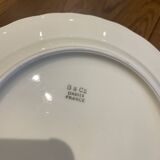 Set of 6 B&C dessert plates, Limoges