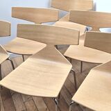 Suite de 6 chaises de salle à manger Saya, Arper