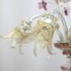 Ca'Rezzonico Blown Murano Glass 6 Arms Floor Lamp, Italy, 1950s