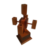 Wooden bougeoir, Scandinavian style