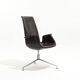 Fauteuil en cuir fk 6725, knoll, fabricius & kastholmon, 1960s
