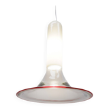 Murano glass hanging lamp for Leucos Italy, 1970s