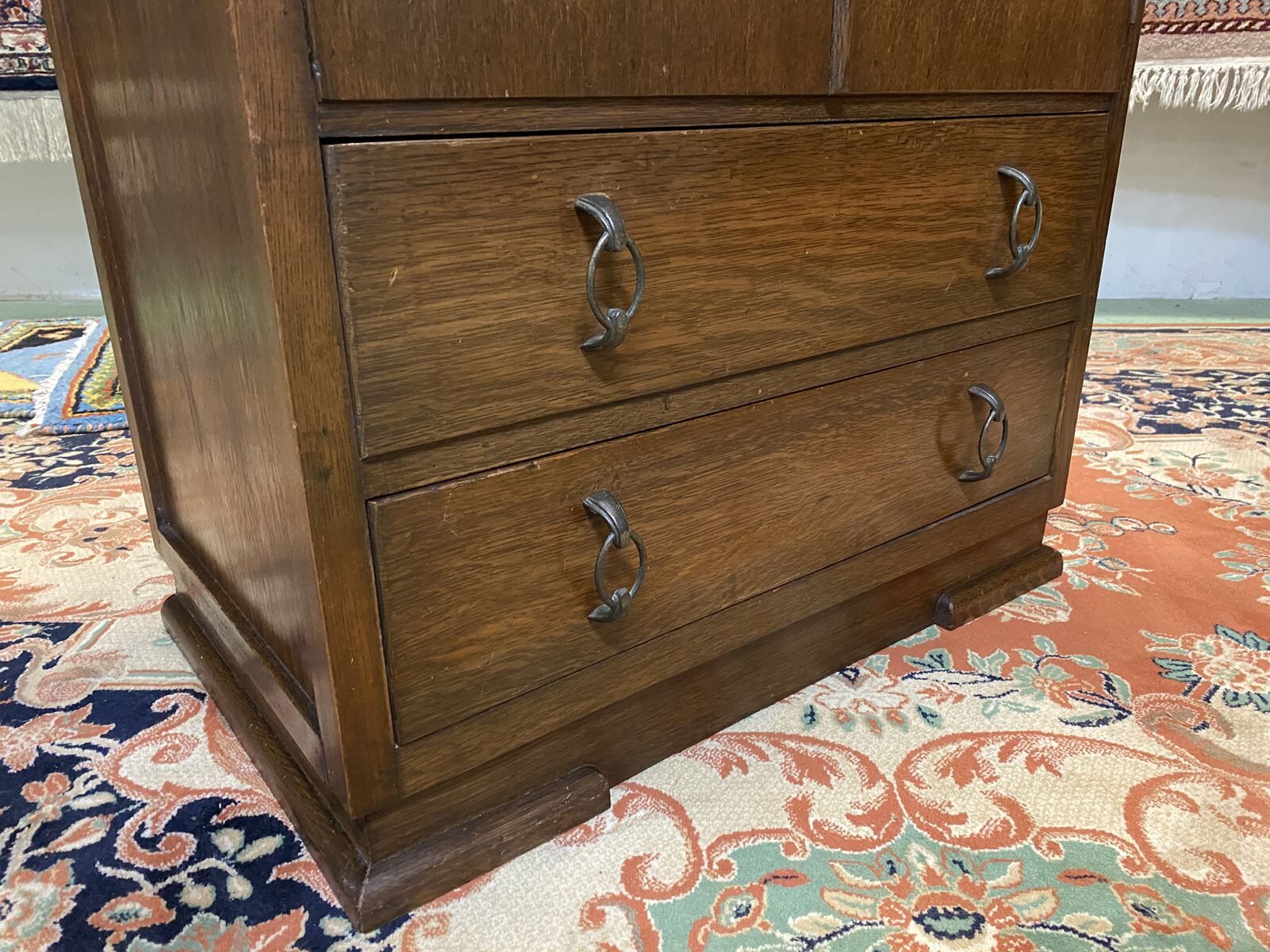 English Art Deco oak bar - 1930s