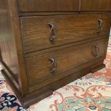 English Art Deco oak bar - 1930s