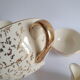 Villeroy and Boch coffee set 9 cups and vintage sugar and milk pot