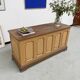 Yellow patina commercial counter from the 50s