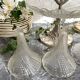 Centre table tulipier vases cornets
