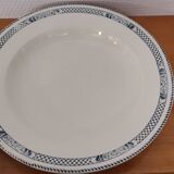 Set of 6 deep plates Terre de Fer Salins Vauban collection
