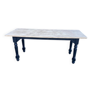 Table de ferme bois et