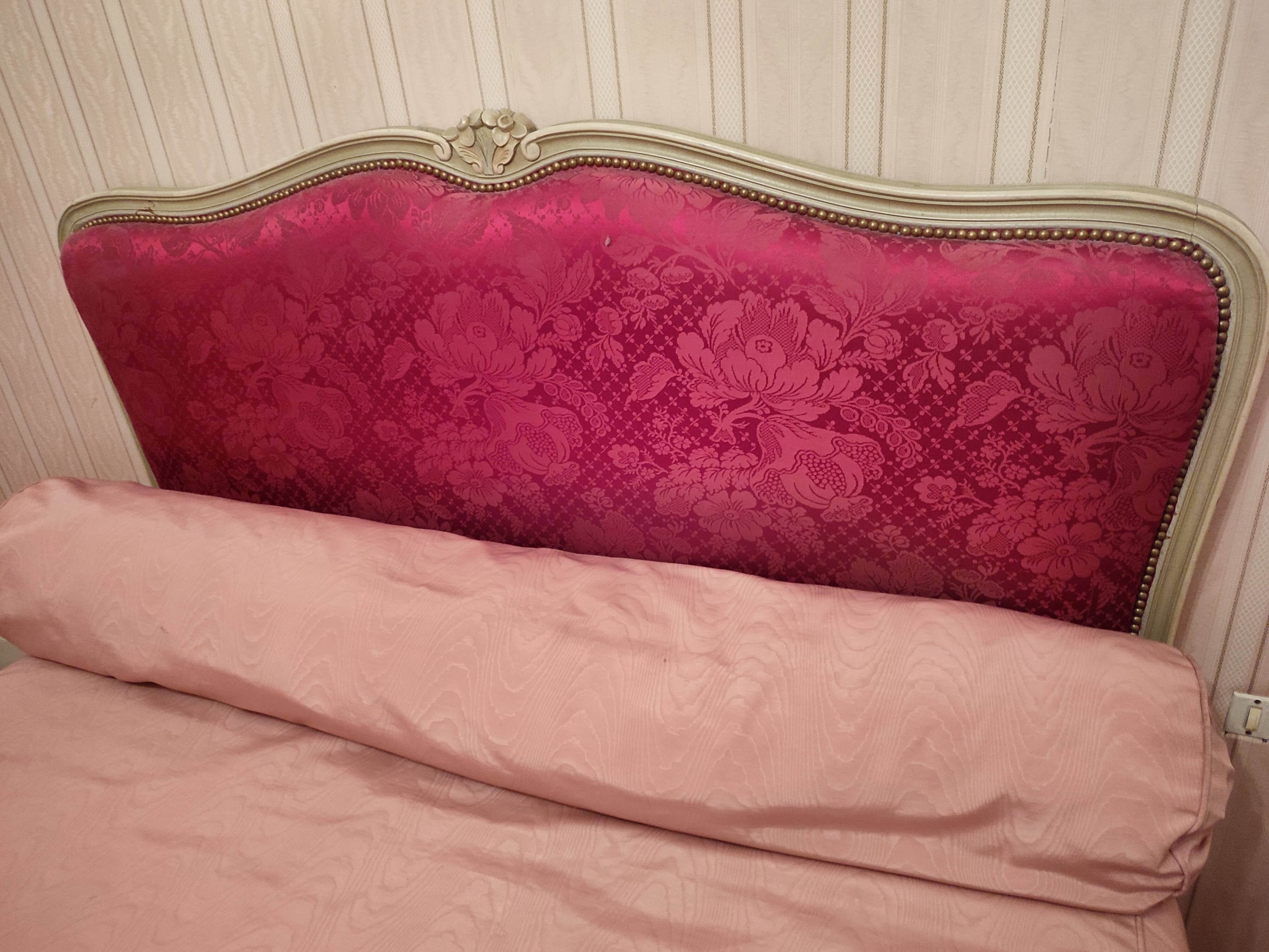 Lit corbeille style Louis XV grand taille