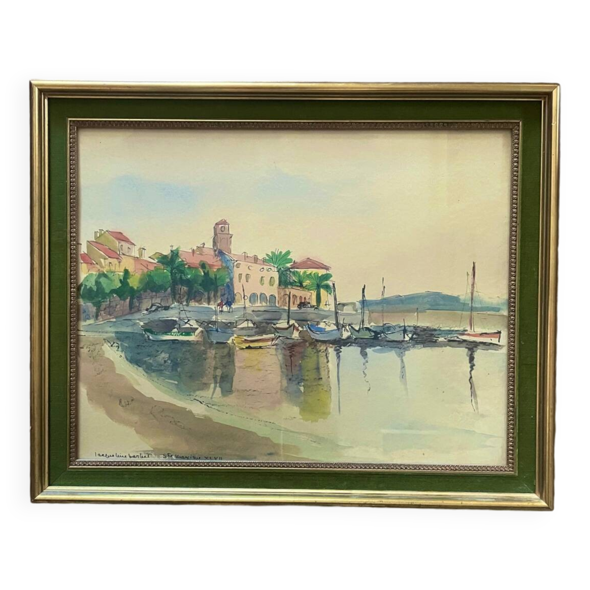 watercolour from the 1930s by Jacqueline Barbet