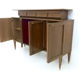 High-Quality Walnut Cabinet in the Style of Paolo Buffa, Italy