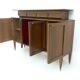 High-Quality Walnut Cabinet in the Style of Paolo Buffa, Italy