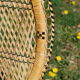 Emmanuelle's braided rattan chair from the 70s.