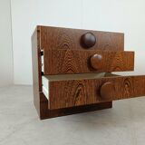 Set of brutalist cabinets, 1970s