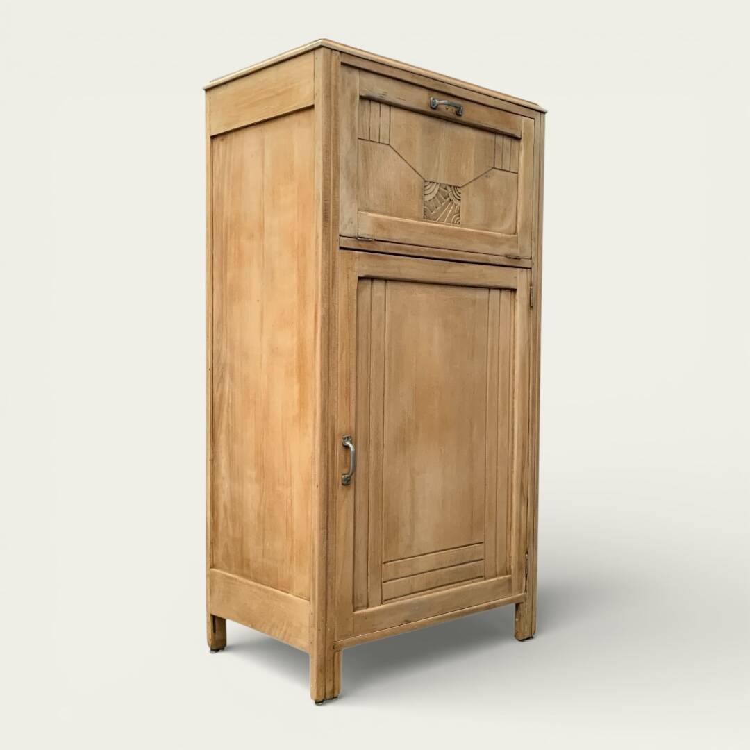 Buffet parisien art déco bois brut 