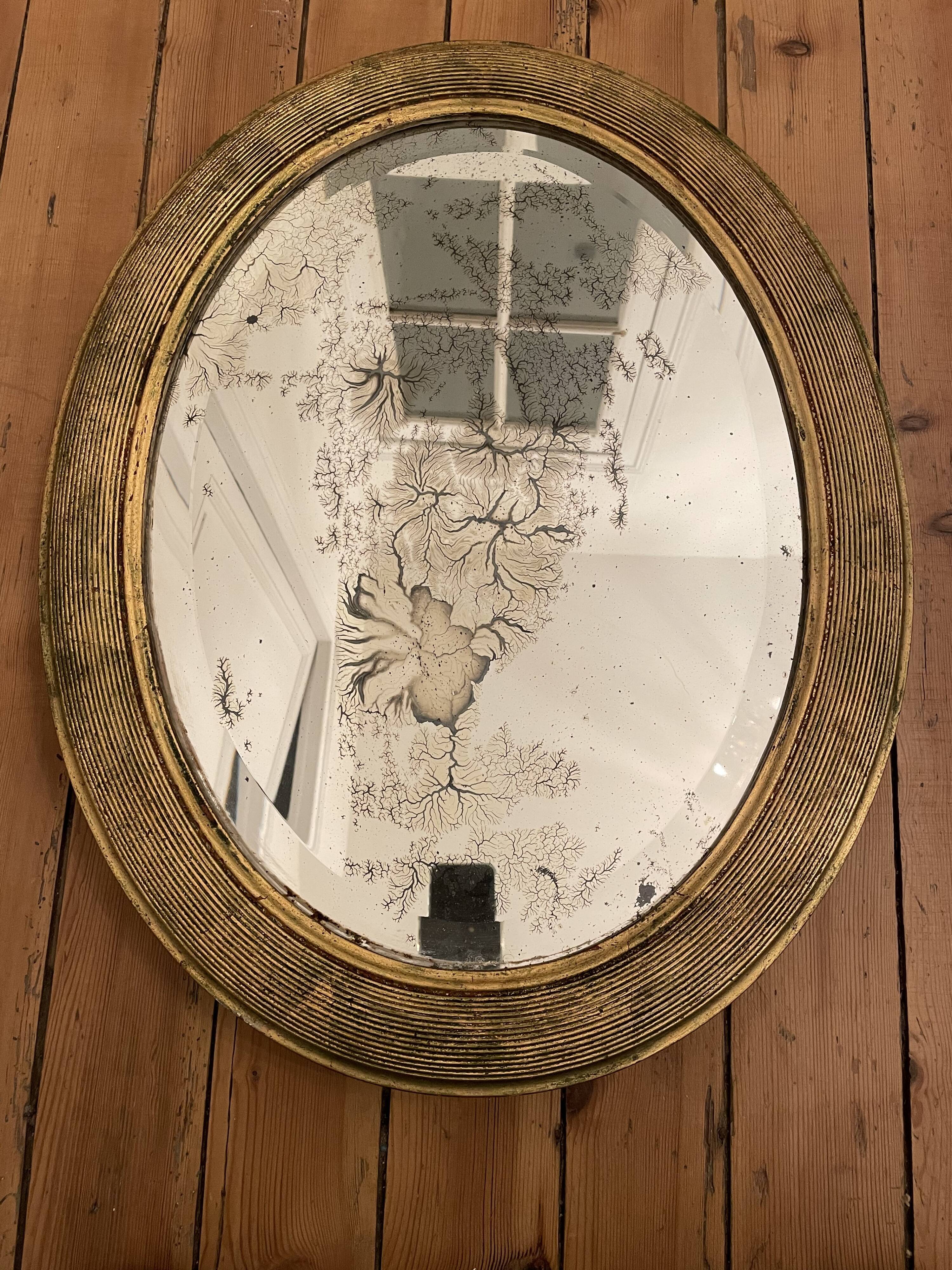 Art Deco mirror from the 1930s - 68x53cm