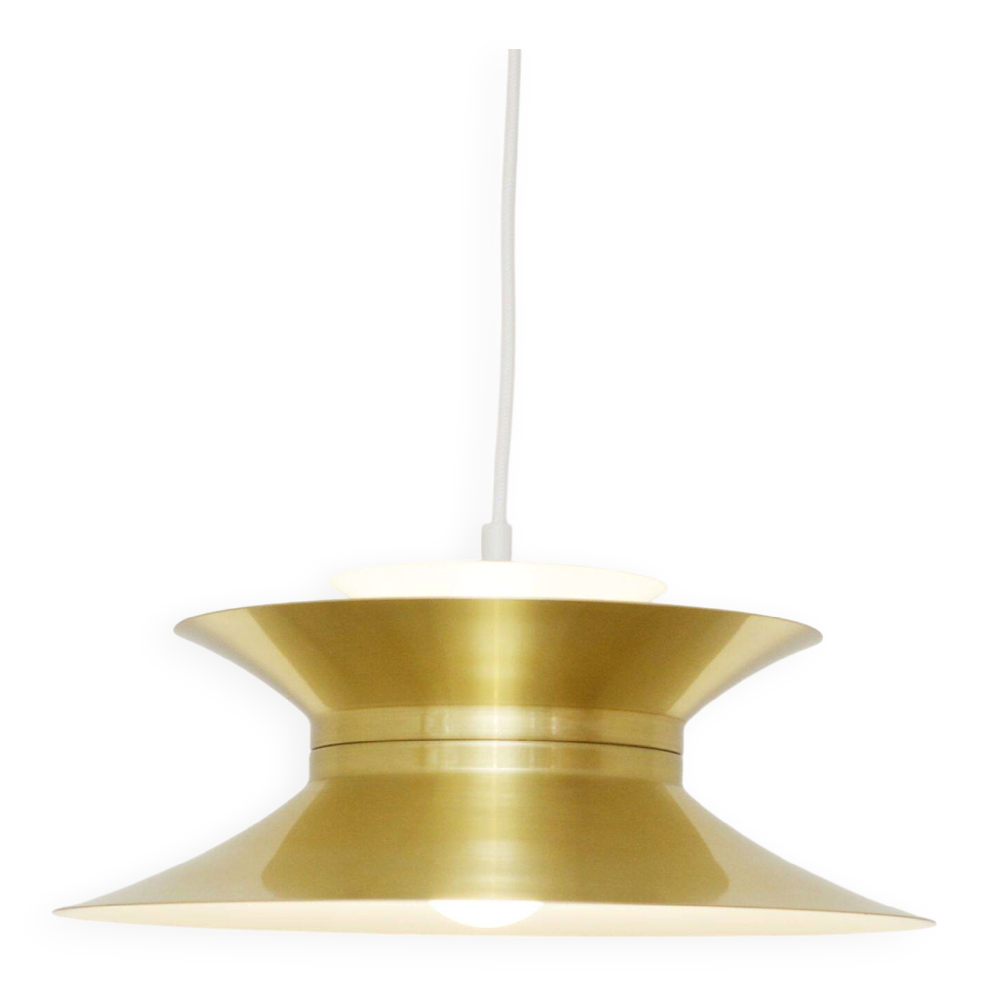 Golden Vitrika lamp, Denmark 1970s