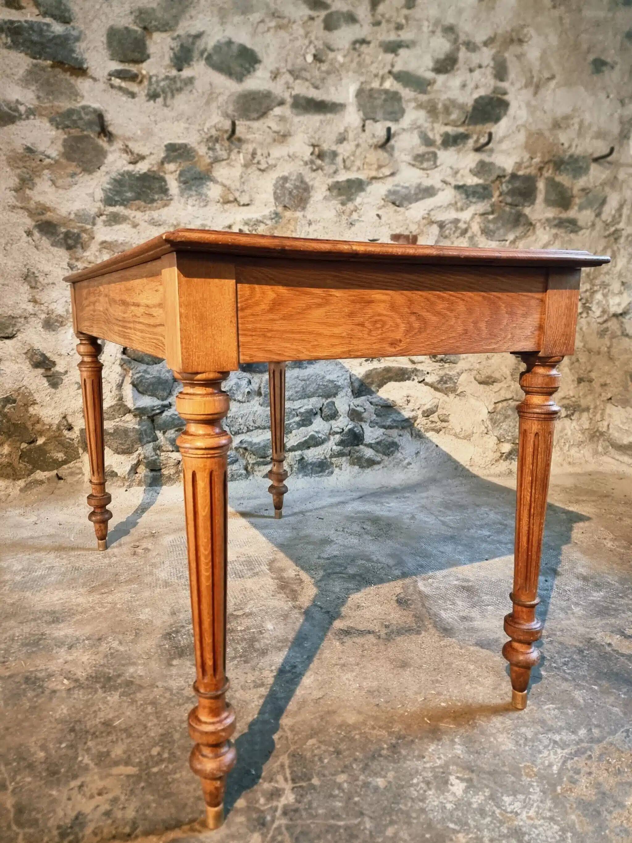 French oak writing desk, 1930s