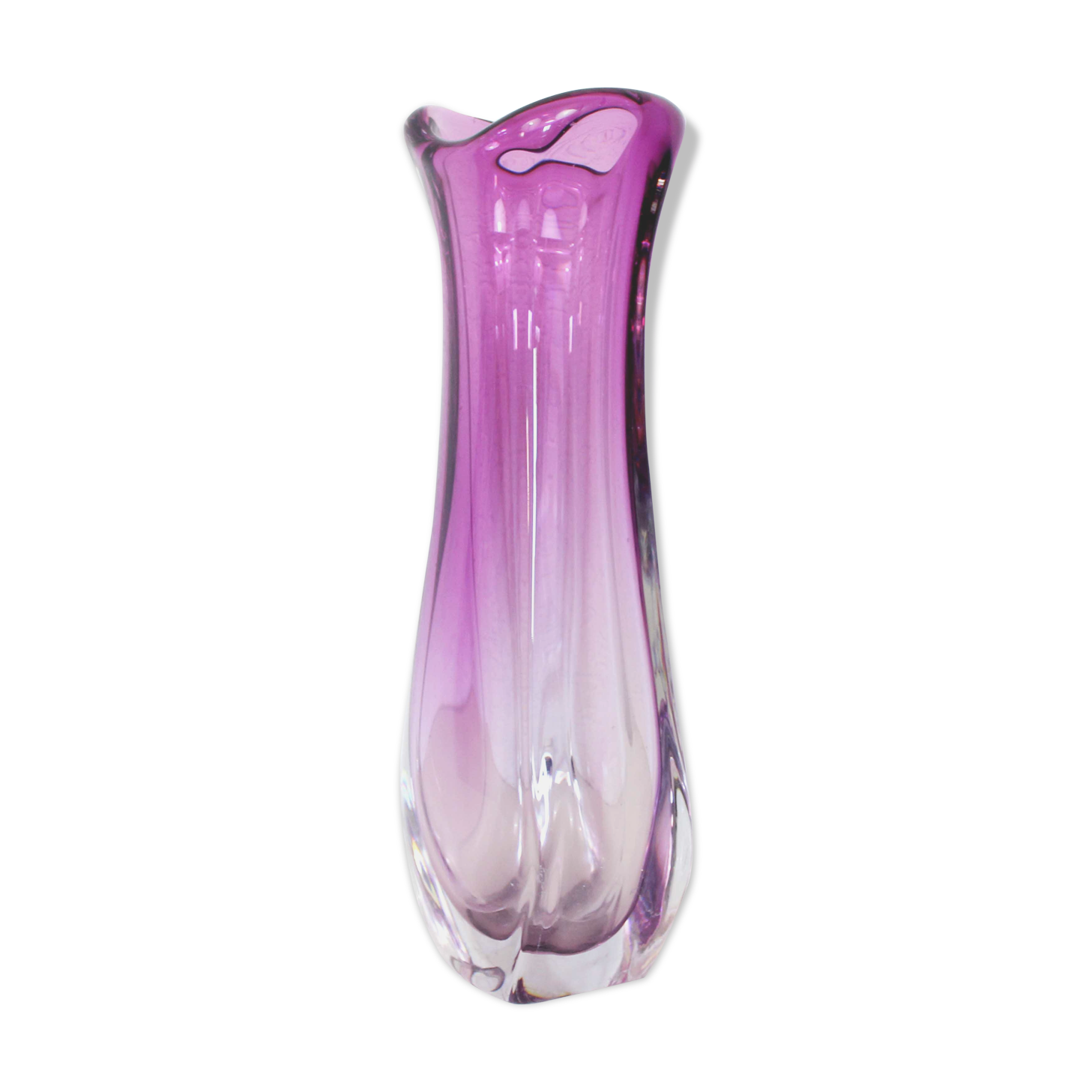 Glass vase of Murano 42cm