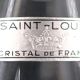 Crystal carafe Saint Louis model Cerdagne, signed, excellent condition.