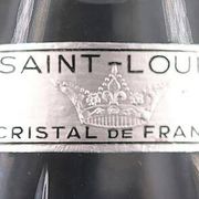 Crystal carafe Saint Louis model Cerdagne, signed, excellent condition.