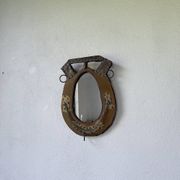 Brutalist handcrafted mirror "horse"
