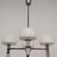 4-light space age chandelier from the 60s/70s