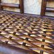 Vintage wall shelf in bamboo and rattan, circa 1960s.