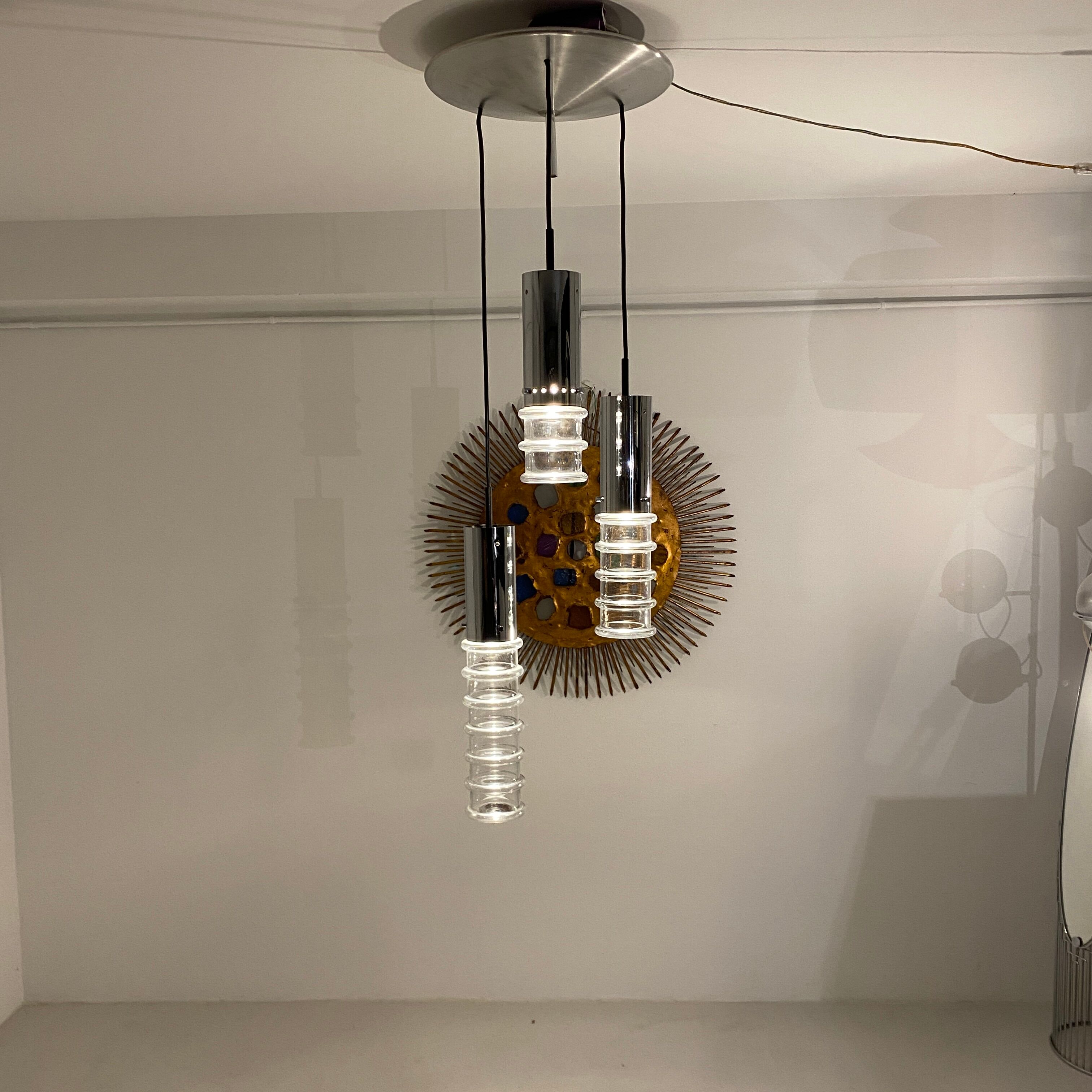 Suspension cascade 3 lights of Limburg, Germany 1960