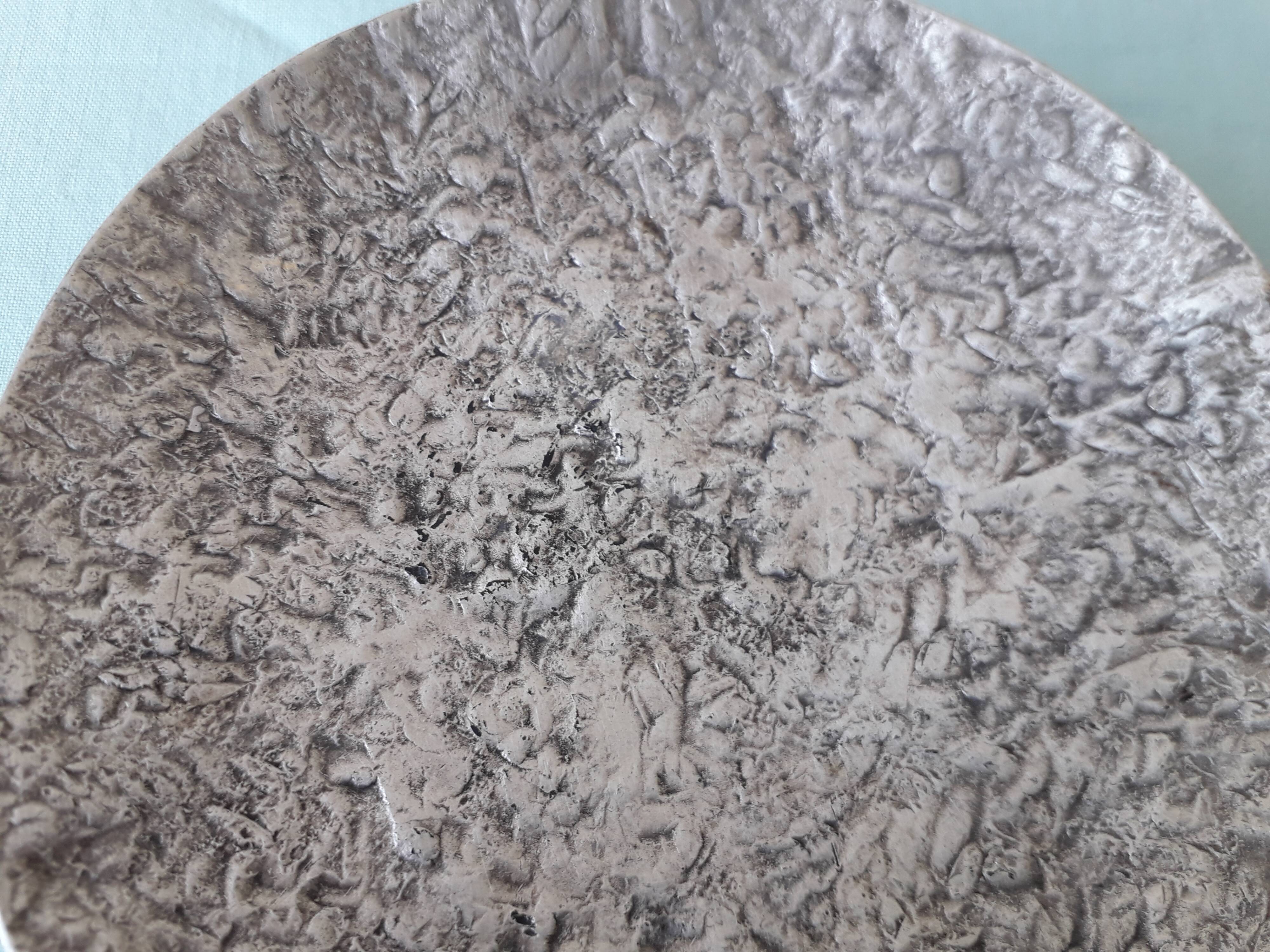 Silver-plated metal tray Edouard Rambaud