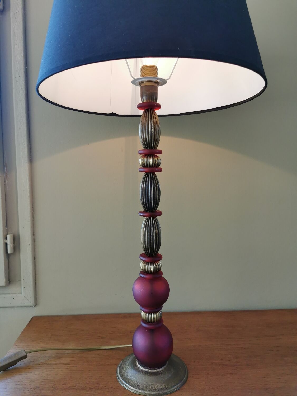 Pair of vintage lamp bases by Julie Prisca