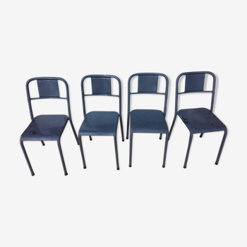 Chairs industrial set of 4
