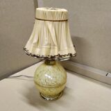 Small glass lamp of Clichy art deco