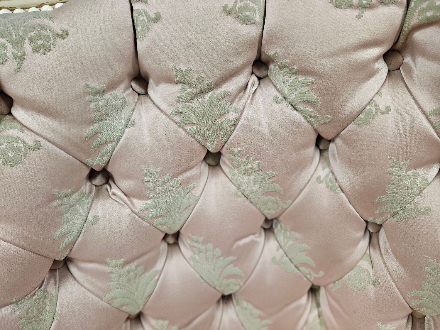 Pair of 1960s silk bergère armchairs