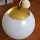 White opaline suspension and gilded brass from the 1960s.