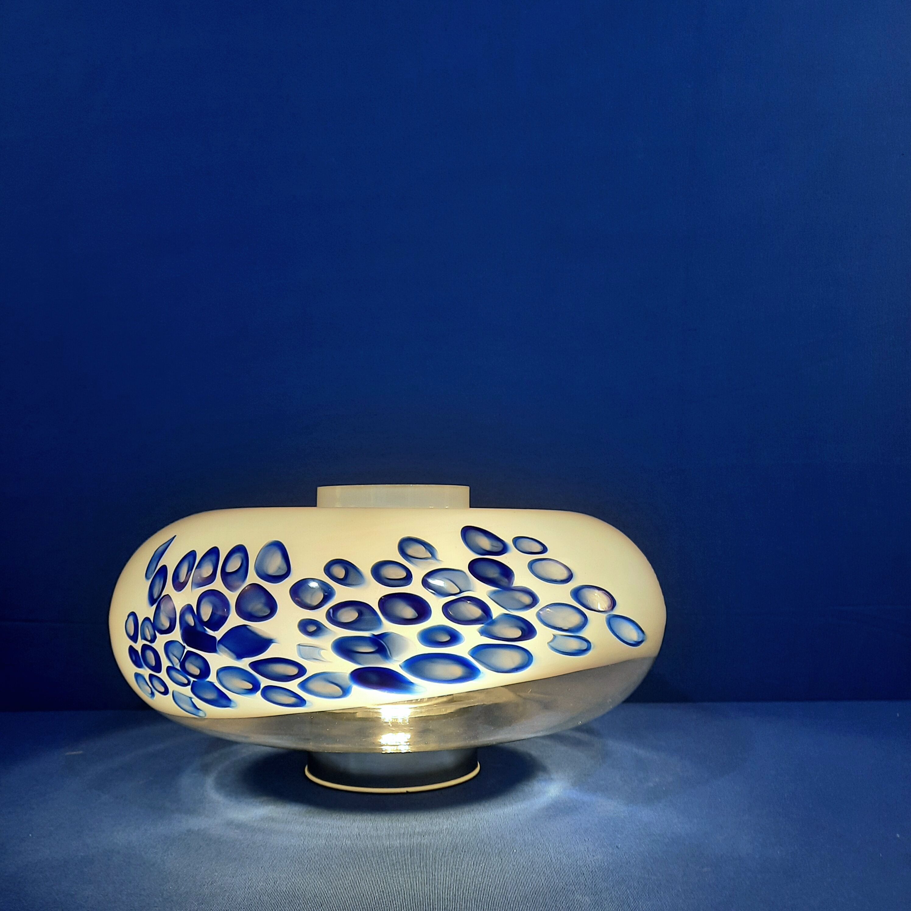 Murano glass table lamp Angelo Brotto by Esperia Circa 1970
