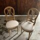 Paire de chaises Louis XVI