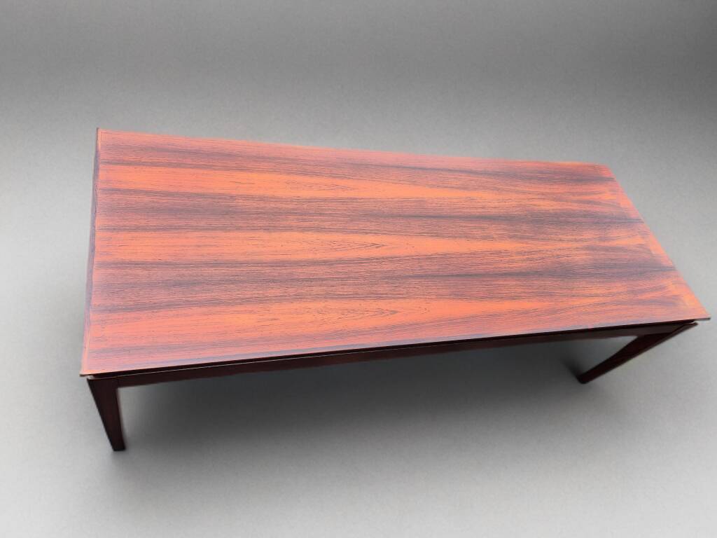Extendable coffee table in rosewood, Danish vintage 1960s