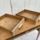 2 drawer solid wood desk 1950