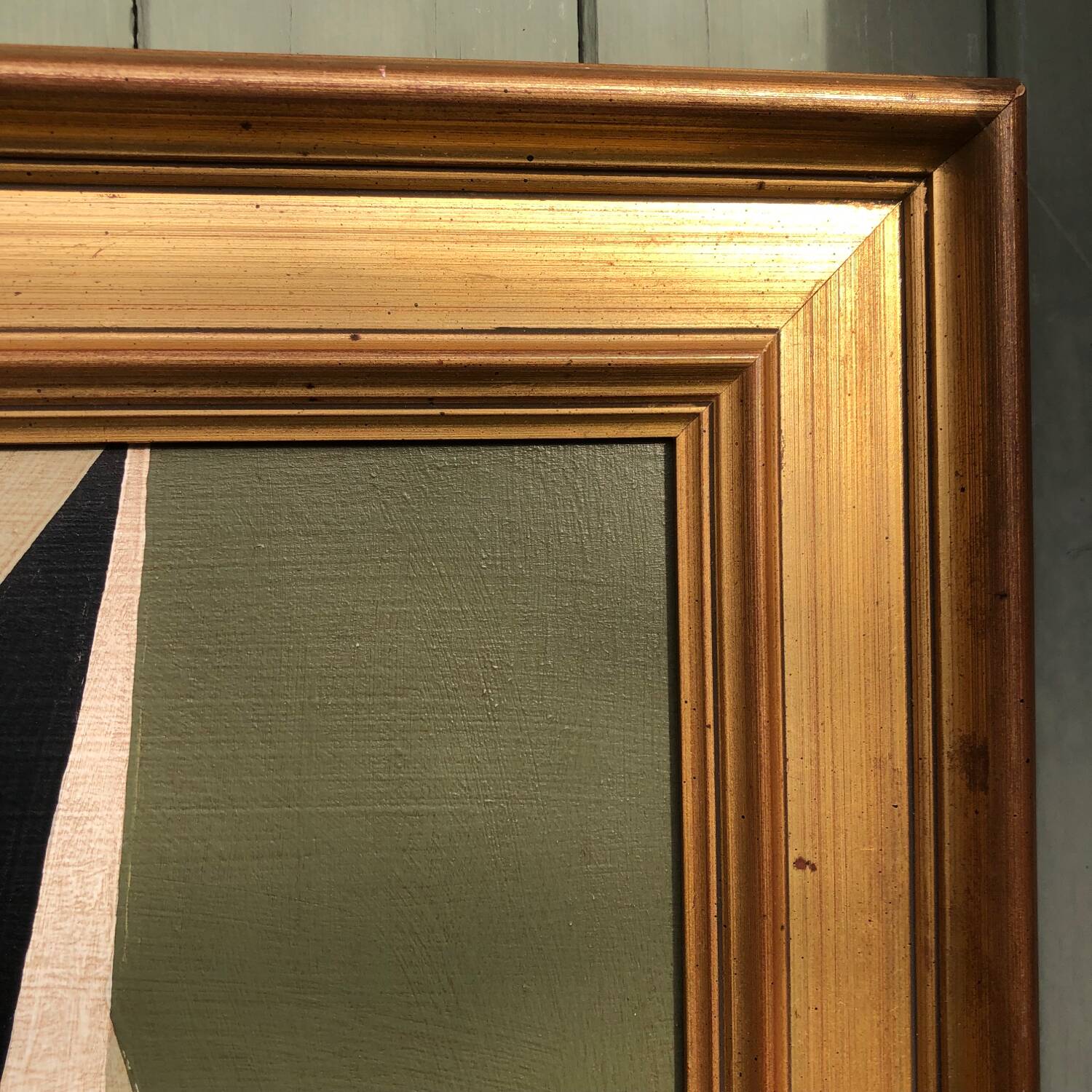 Large painting on panel