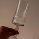 Crystal champagne glasses from France, set of 4