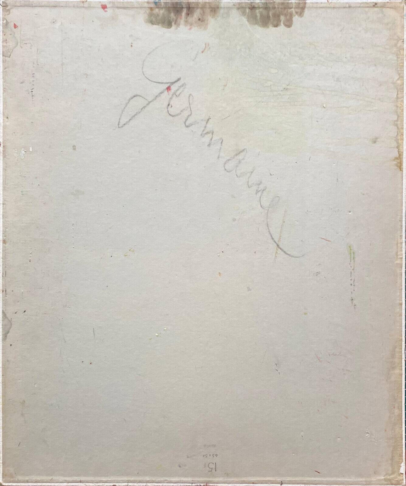 Hst/p painting "africanist still life" germaine claudot (1903-1996) l'atelier