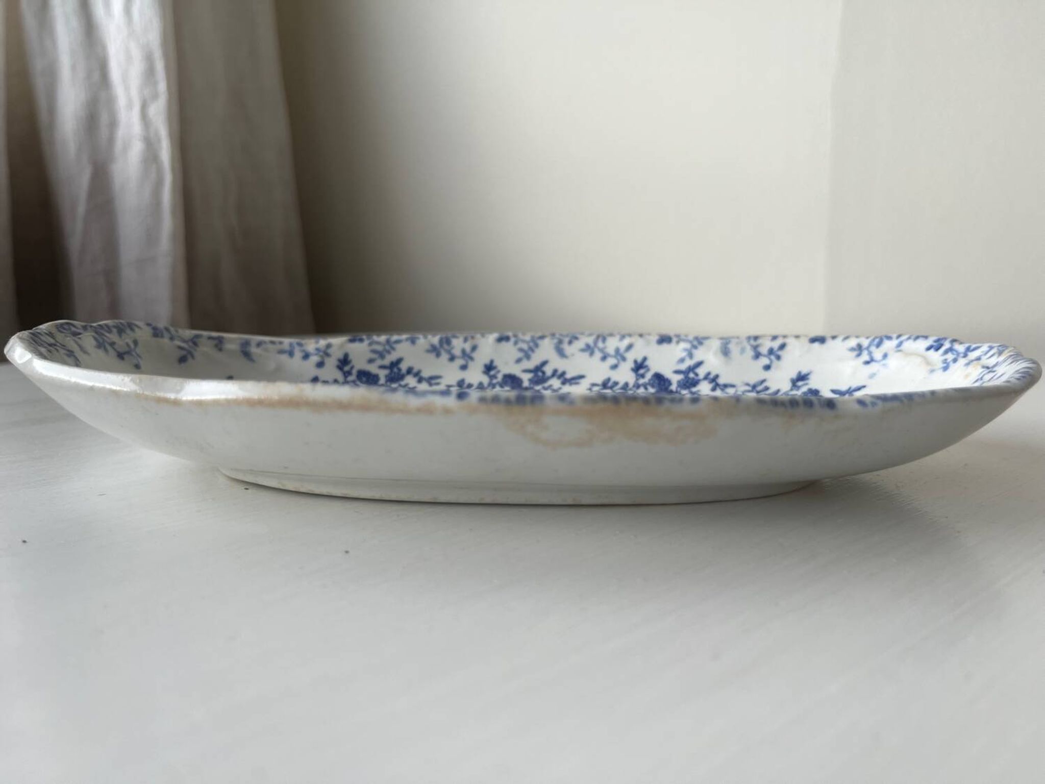 Old bowl in semi-porcelain England