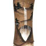 Kokeshi with Nô face theater Japan 1950-60