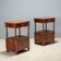 Pair of Louis-Philippe bedside tables in walnut.