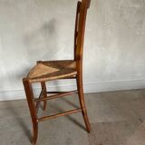 Old mulched chair in light wood